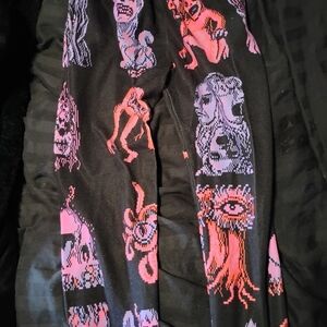 Sweatpants Monster Print